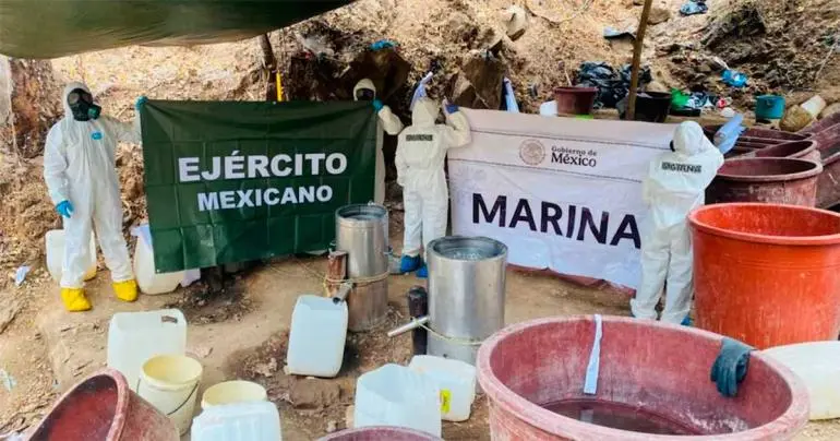 Desmantelan ‘narcolaboratorio’ en Sinaloa, presuntamente de célula de ‘El Mayo’