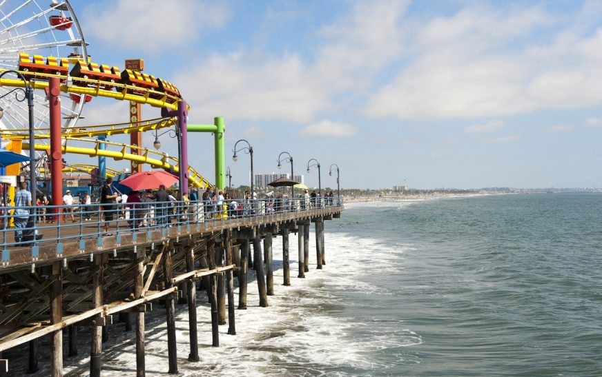 El final californiano de la ruta 66