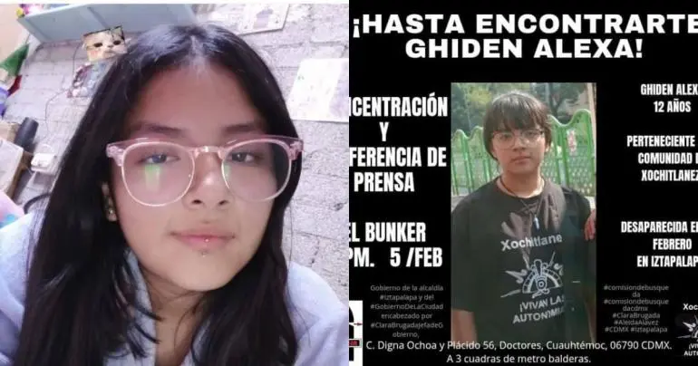 Buscan a Ghiden Alexa, menor de 12 años desaparecida en Iztapalapa