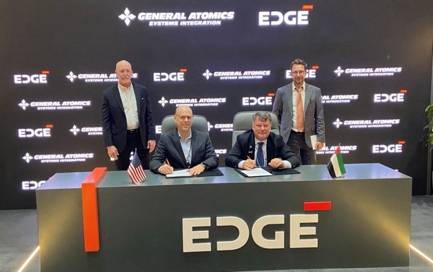 General Atomics y EDGE establecen una asociación para fabricar, probar y reparar sistemas electromecánicos