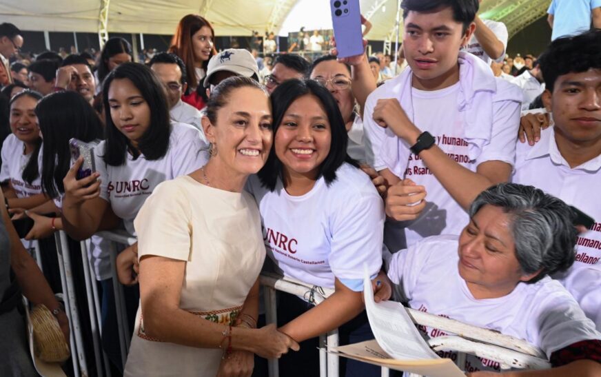 Claudia Sheinbaum inaugura Universidad Rosario Castellanos en Chiapas