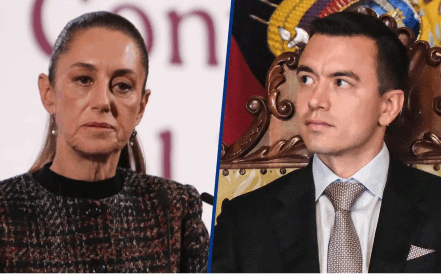 México no reanudará relaciones con Ecuador mientras Noboa esté en el poder: Sheinbaum