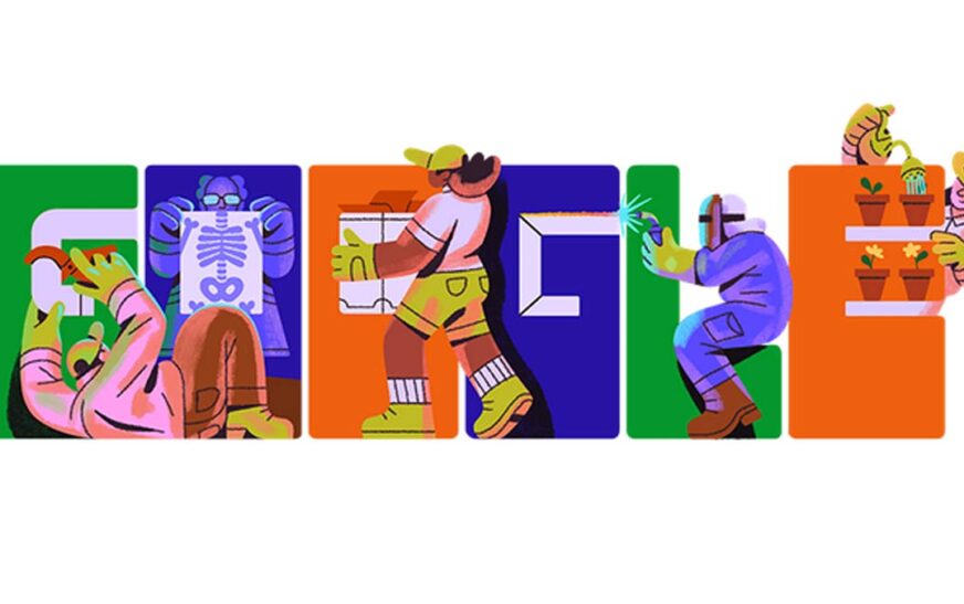 Día del Trabajo: Google conmemora el 1 de mayo con su tradicional doodle