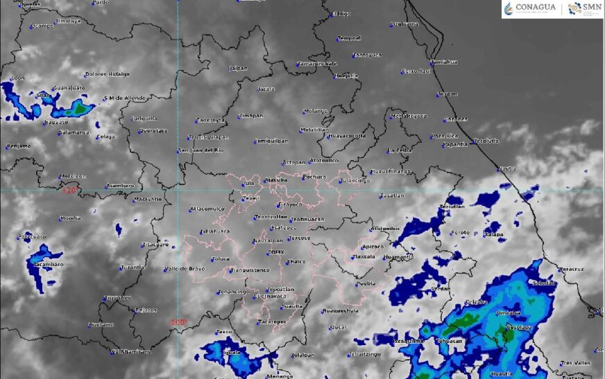 SE PREVÉN LLUVIAS AISLADAS EN LA CIUDAD DE MÉXICO Y CHUBASCOS EN EL ESTADO DE MÉXICO