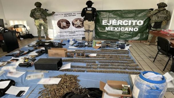 Operación Frontera Norte registra 2 mil 474 armas aseguradas