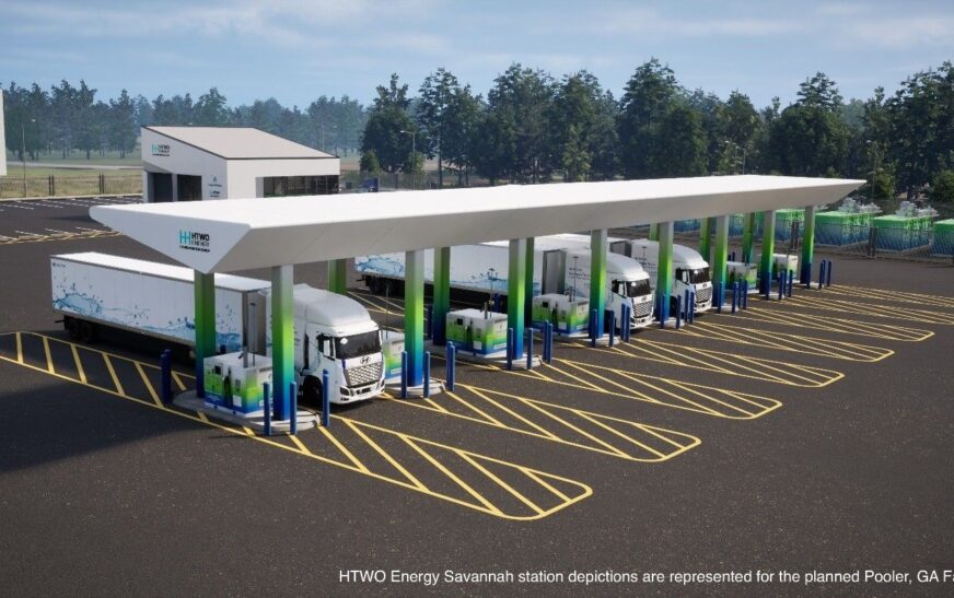 HydroFleet impulsa la revolución del hidrógeno con la colaboración de HTWO Logistics en Savannah, GA