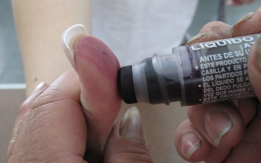 Tinta indeleble para Elección del Poder Judicial: ¿qué es y cómo funciona?