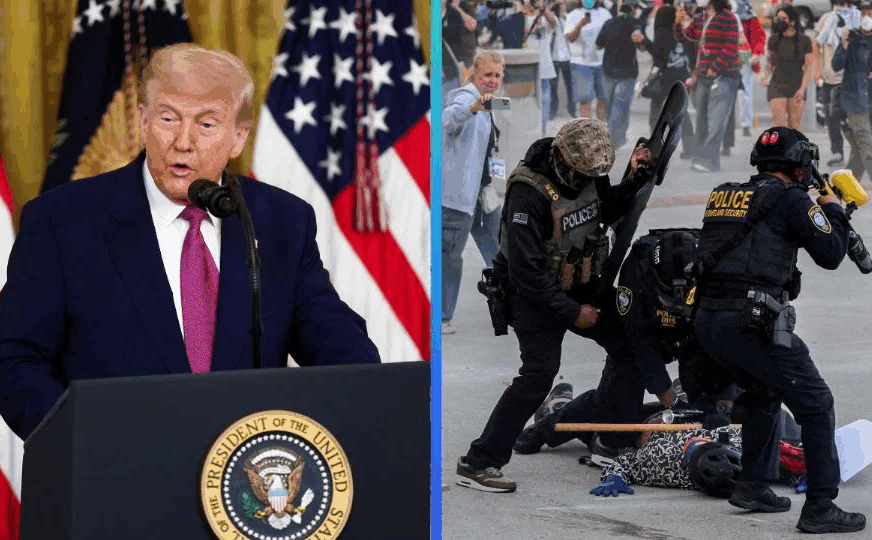 Trump elogia intervención de militares en Los Ángeles: ‘está sana y salva’