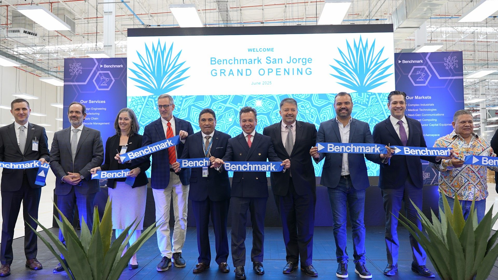 Benchmark inaugura planta de manufactura avanzada en Tlajomulco, Jalisco