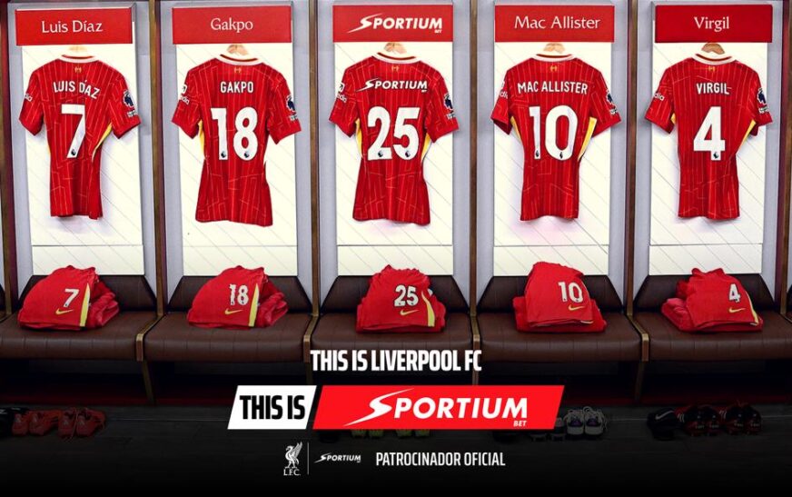 Sportiumbet México, nuevo patrocinador del campeón Liverpool