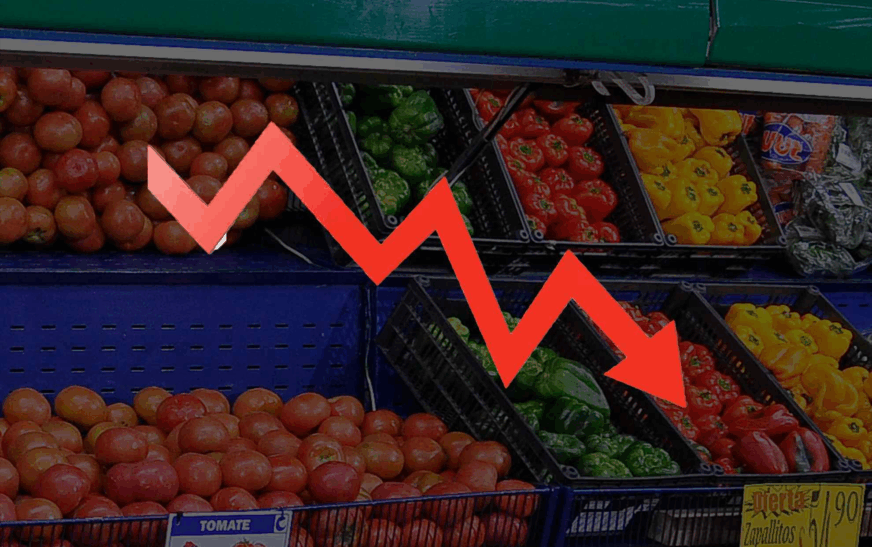 Inflación desacelera a 4.51% en primera quincena de junio.