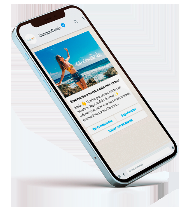 Estrategia omnicanal con IA en turismo, mejora la experiencia del usuario: Concepto Móvil y CancunCards