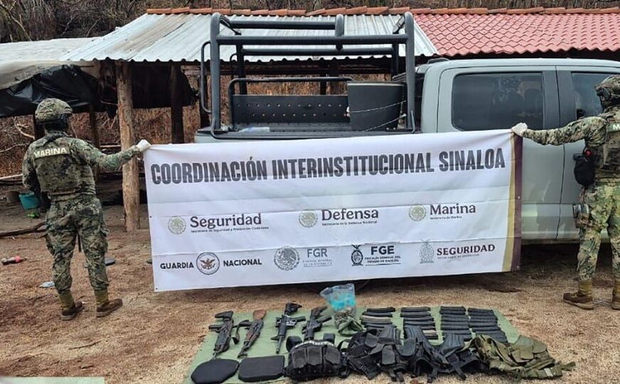 ‘Cazan’ a Los Mayos: capturan a 11 integrantes en Sinaloa y les decomisan armas y explosivos