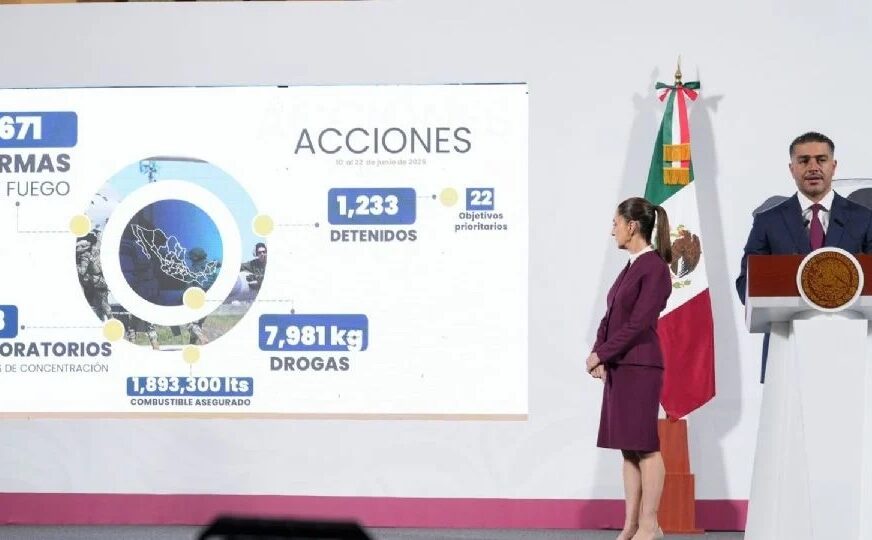 Caen 22 objetivos prioritarios en operativo nacional, reporta García Harfuch