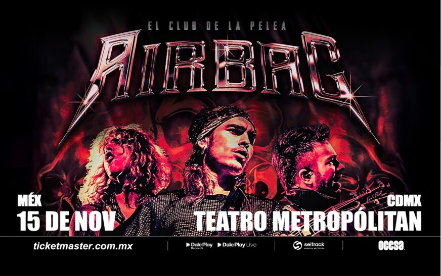 Airbag llegará a la Ciudad de México con su gira “El Club de la Pelea”