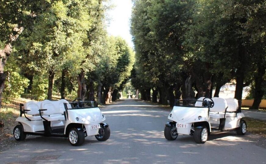 Obsequian al papa León XIV dos vehículos eléctricos que pueden transportarse en avión para usar en sus giras