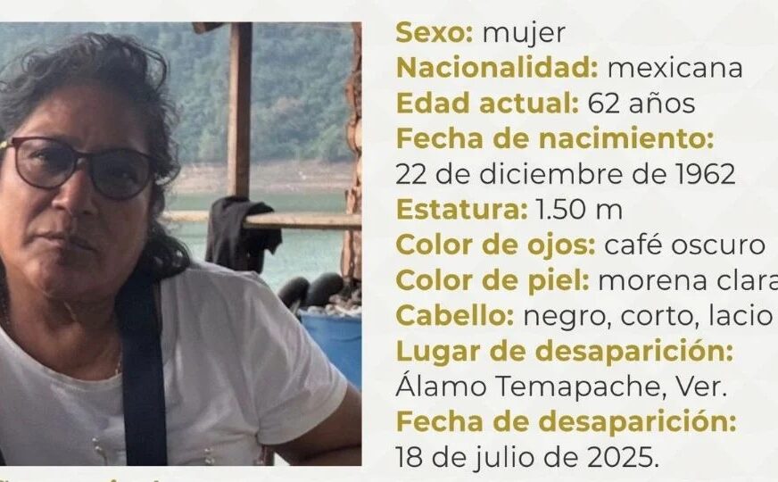 Hallan muerta a Irma Hernández, maestra y taxista de 62 años que fue secuestrada en Veracruz