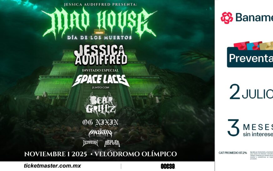 Jessica Audiffred presenta MAD HOUSE: DÍA DE LOS MUERTOS