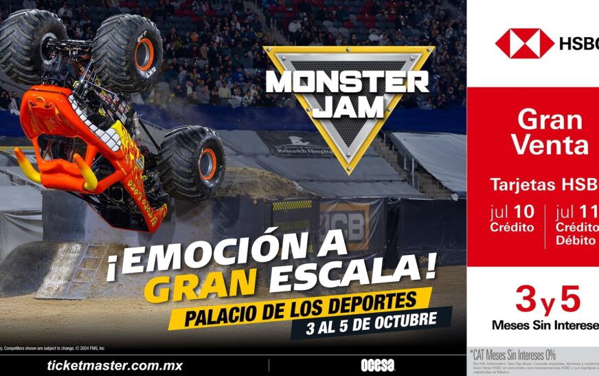 ¡Rugirán los motores! Monster Jam desata su poder en la CDMX