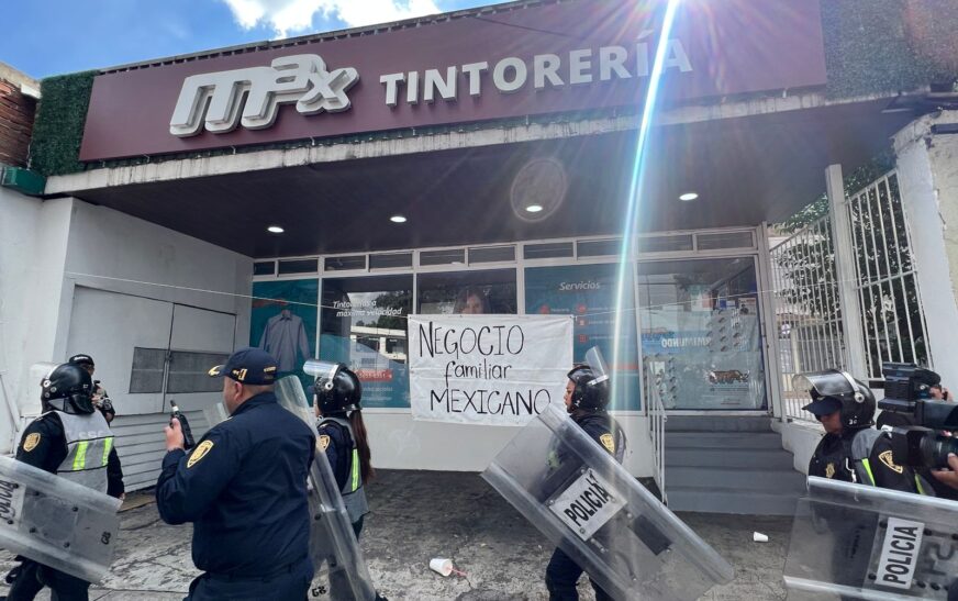 Protesta contra gentrificación termina en destrozos
