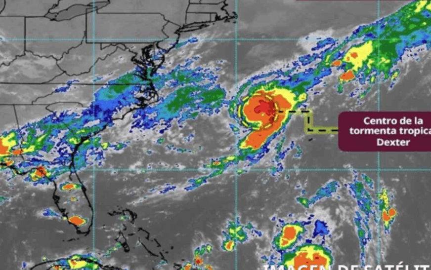 Se forma la tormenta tropical Dexter en el Atlántico