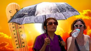 Lluvias intensas, granizo y calor extremo en México