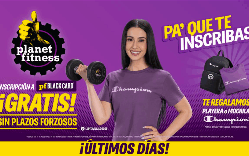 Planet Fitness® y Lupita Villalobos motivan a retomar la rutina en un gimnasio sin juicio