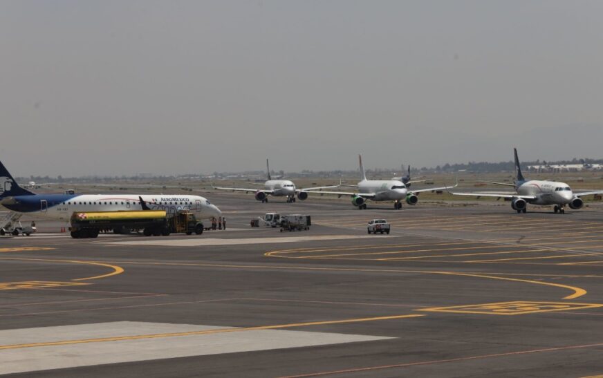 AICM suspende operaciones por segundo día consecutivo debido a fuertes lluvias