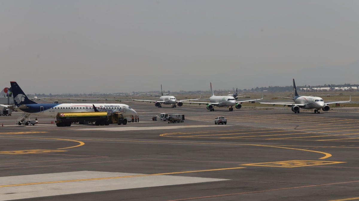 AICM suspende operaciones por segundo día consecutivo debido a fuertes lluvias