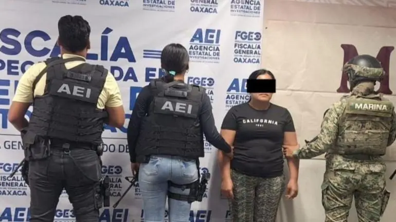 Capturan en Oaxaca a ‘La Hiena’, presunta lideresa del Cártel San Luis Rey