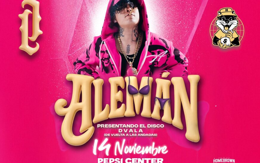 Alemán regresa a los escenarios de la CDMX con nueva música y potentes rimas
