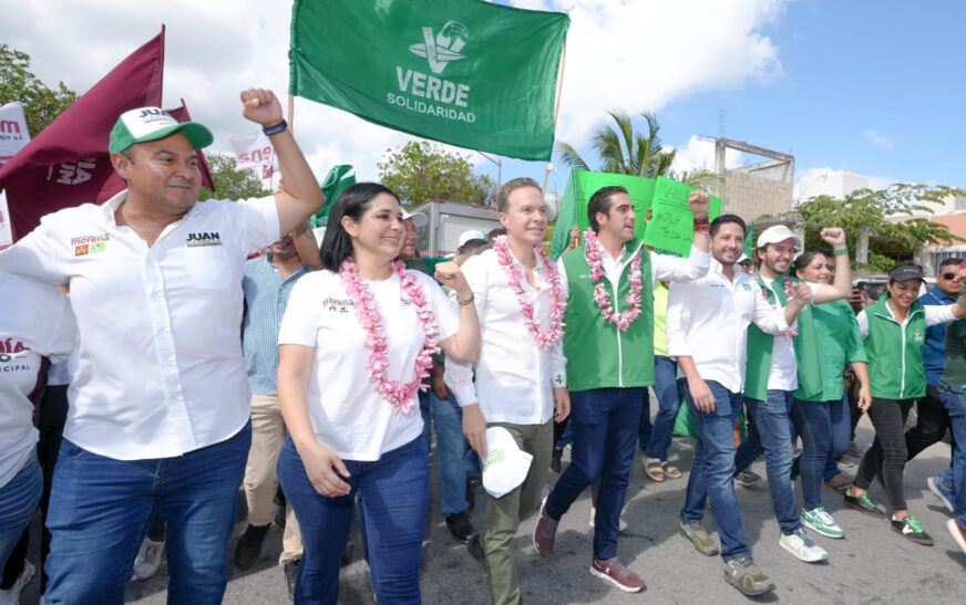 Estefanía Mercado y Gino Segura impulsan desde Solidaridad y el Senado proyectos clave para Quintana Roo