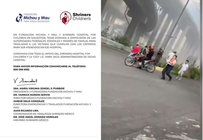 Fundación Michou y Mau ofrece ayuda a quemados por pipazo en Iztapalapa, CDMX