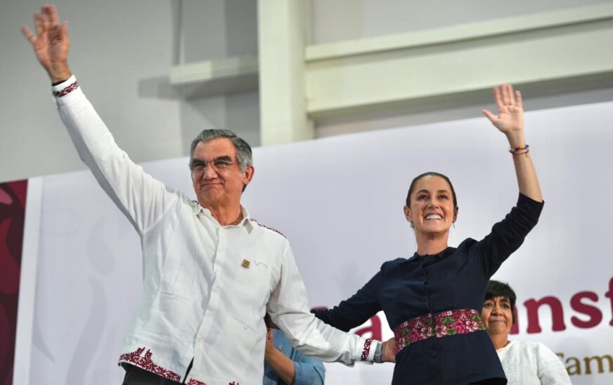 Reitera presidenta todo su apoyo para consolidar la transformación en Tamaulipas