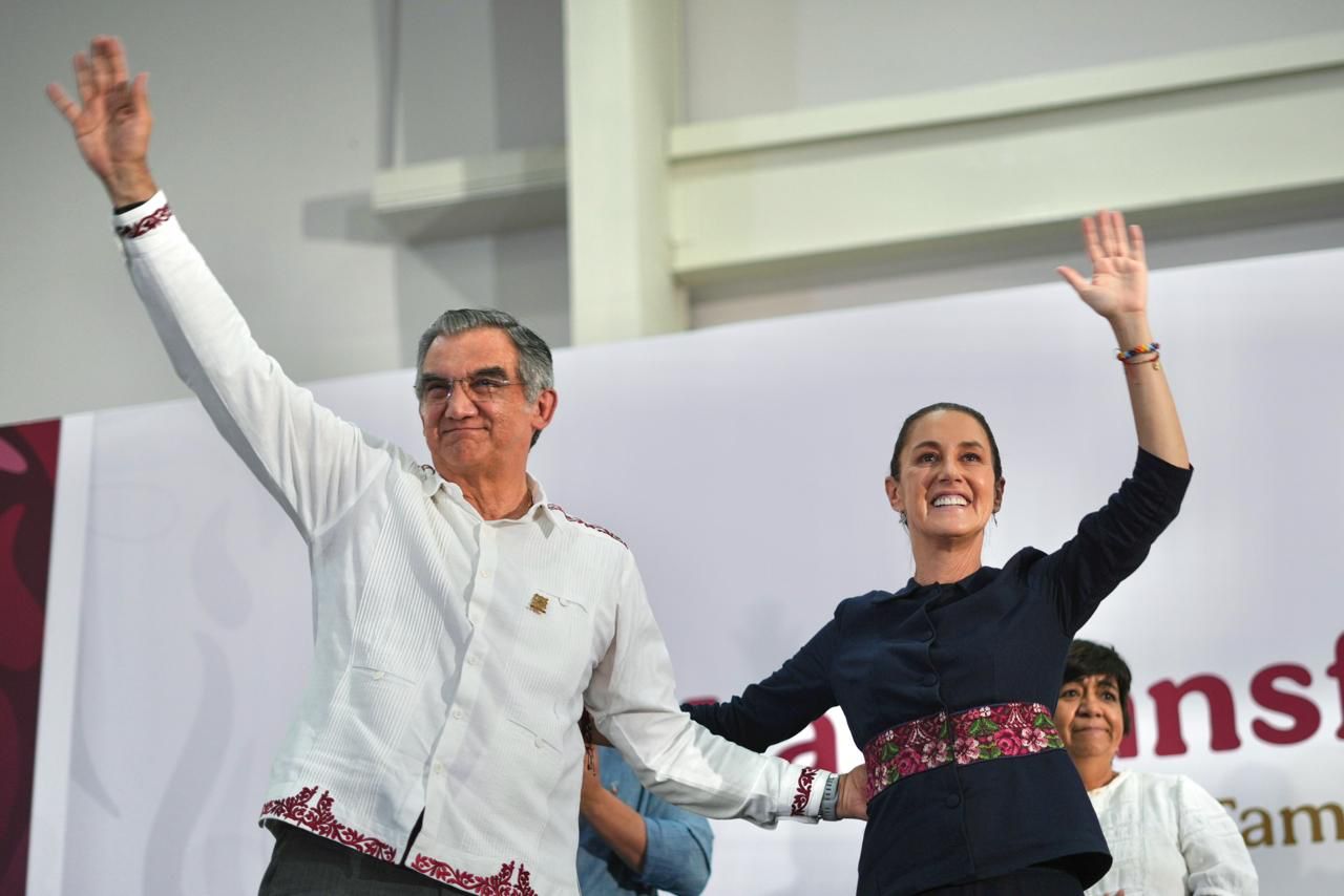 Reitera presidenta todo su apoyo para consolidar la transformación en Tamaulipas