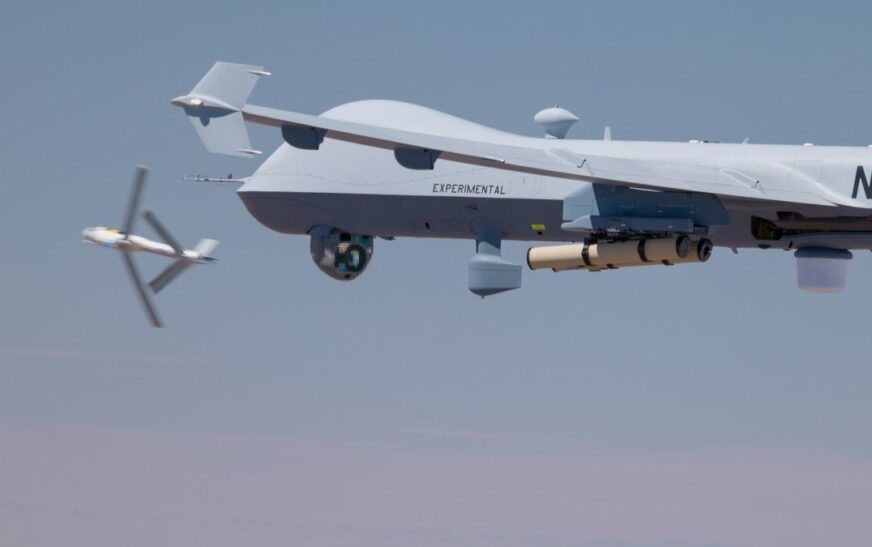 GA-ASI y AeroVironment completan el primer lanzamiento aéreo del Switchblade 600 desde un UAS MQ-9A