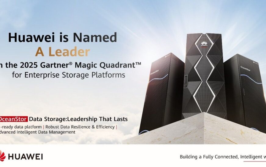 Huawei es nombrada Líder en el Gartner® Magic Quadrant™ (Cuadrante Mágico de Gartner®) para Plataformas de Almacenamiento Empresarial, 2025