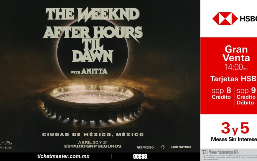 THE WEEKND ANUNCIA LA EXTENSIÓN DE SU GIRA POR ESTADIOS, AFTER HOURS TIL DAWN EN 2026 EN MÉXICO, BRASIL, EUROPA Y EL REINO UNIDO