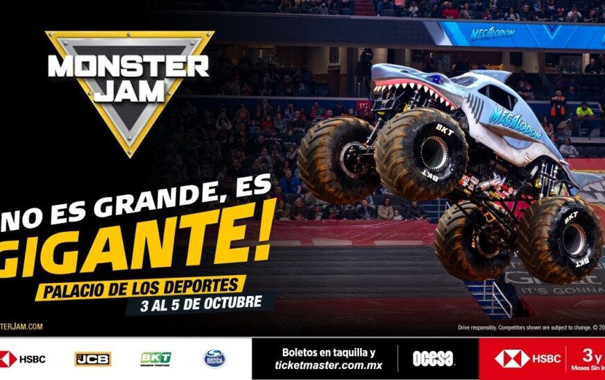 Regresa la adrenalina al máximo a la CDMX con Monster Jam TM