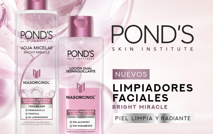 POND’S transforma el ritual de desmaquillarse con sus nuevos desmaquillantes Bright Miracle