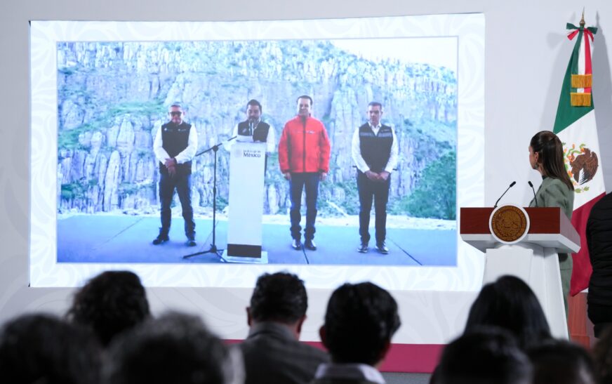 Dan banderazo a construcción de presa El Tunal II en Durango