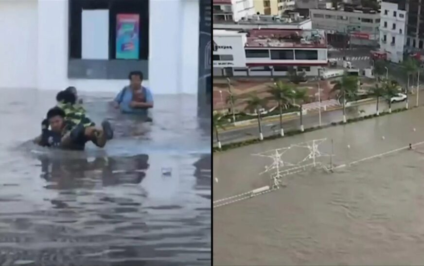 Fuertes lluvias desbordan ríos y dejan ‘bajo el agua’ a Álamo, Veracruz