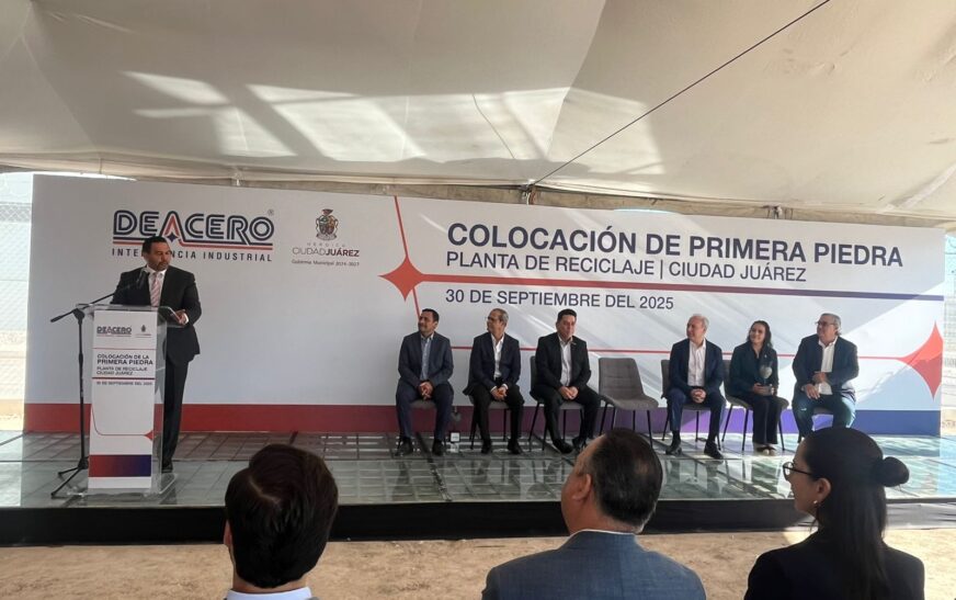 Inaugura DEACERO nueva planta de reciclaje en Chihuahua