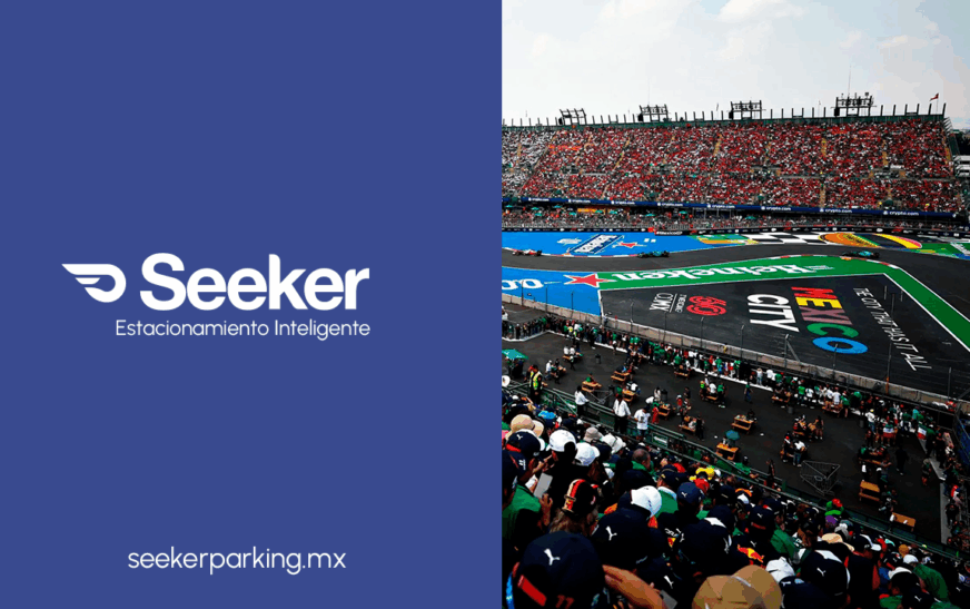 Seeker Parking consolida su llegada a México con la Fórmula 1 y grandes recintos