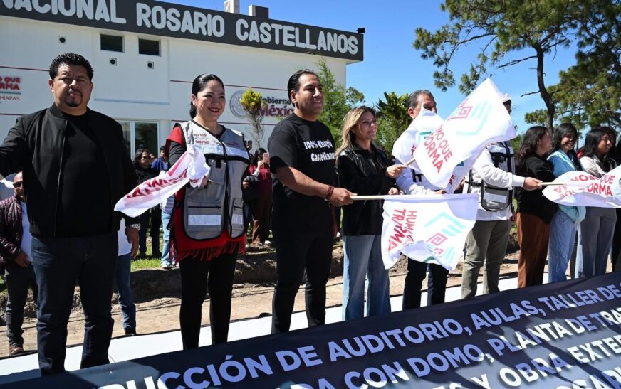 Eduardo Ramírez impulsa obras por más de 75 mdp en la Universidad Rosario Castellanos de Comitán