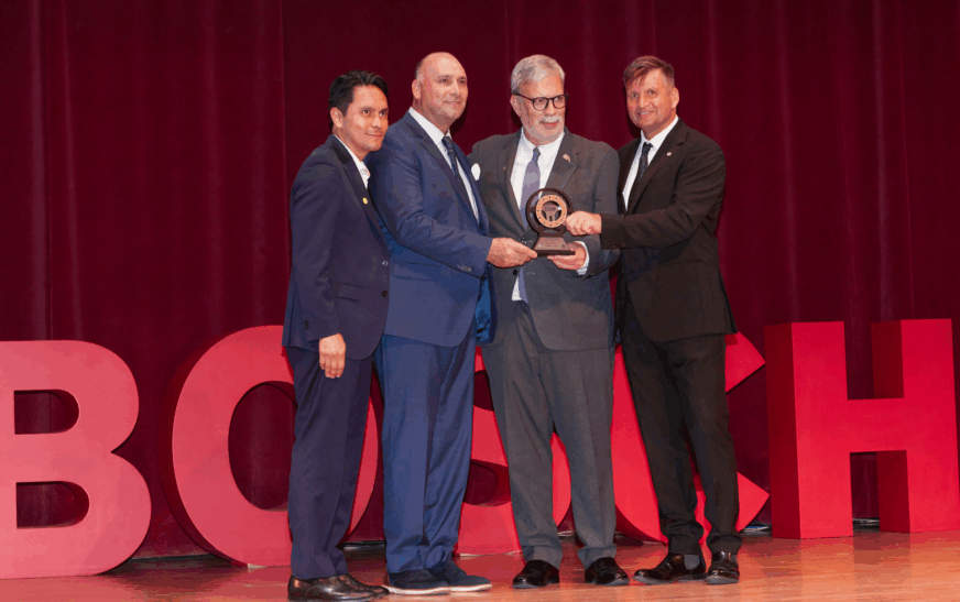 Bosch recibe reconocimiento de la INA por sus proyectos de sustentabilidad en México