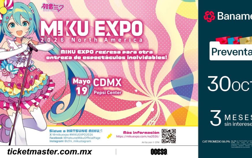 HATSUNE MIKU: El icono más grande de la ciber-cultura anuncia su regreso a México