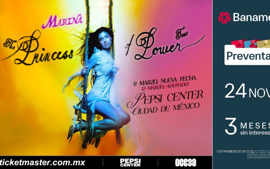 MARINA: La “princesa del poder” anuncia una segunda fecha en la CDMX