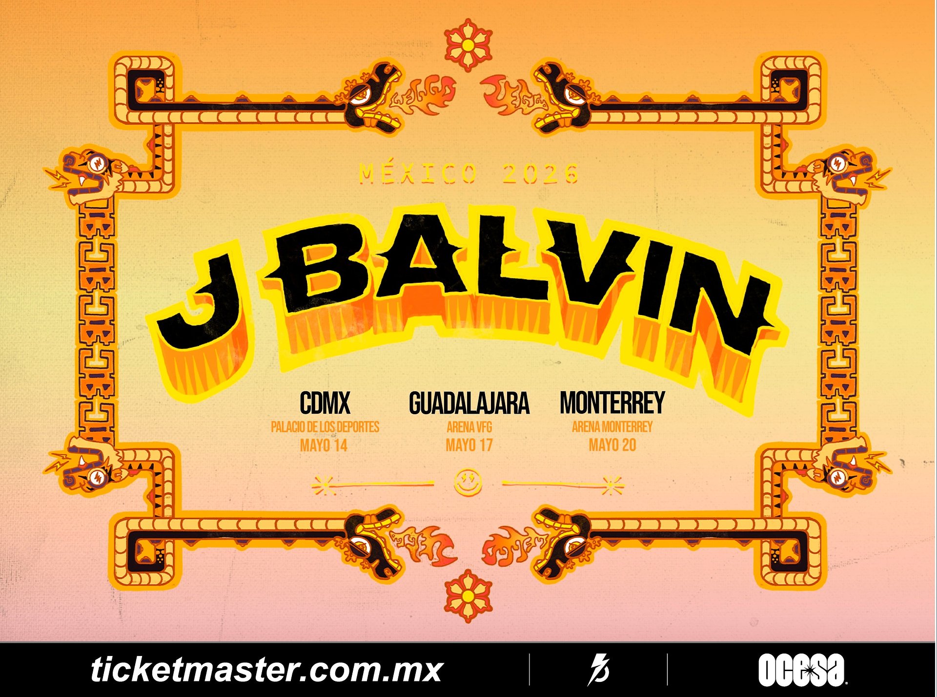 J Balvin anuncia gira en México para 2026
