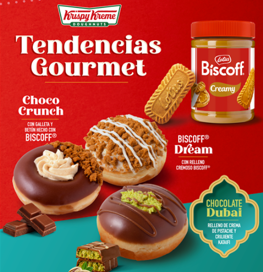 Lotus Biscoff® y Krispy Kreme® presentan una colección gourmet que eleva el antojo a un nivel internacional